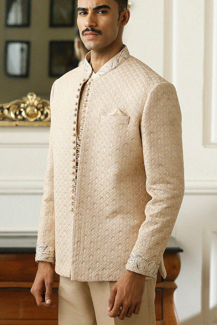 Warm Beige Prince Coat & Inner Shirt