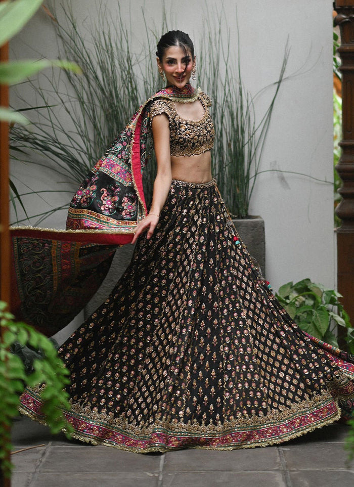 Alanara Black Lehnga Choli