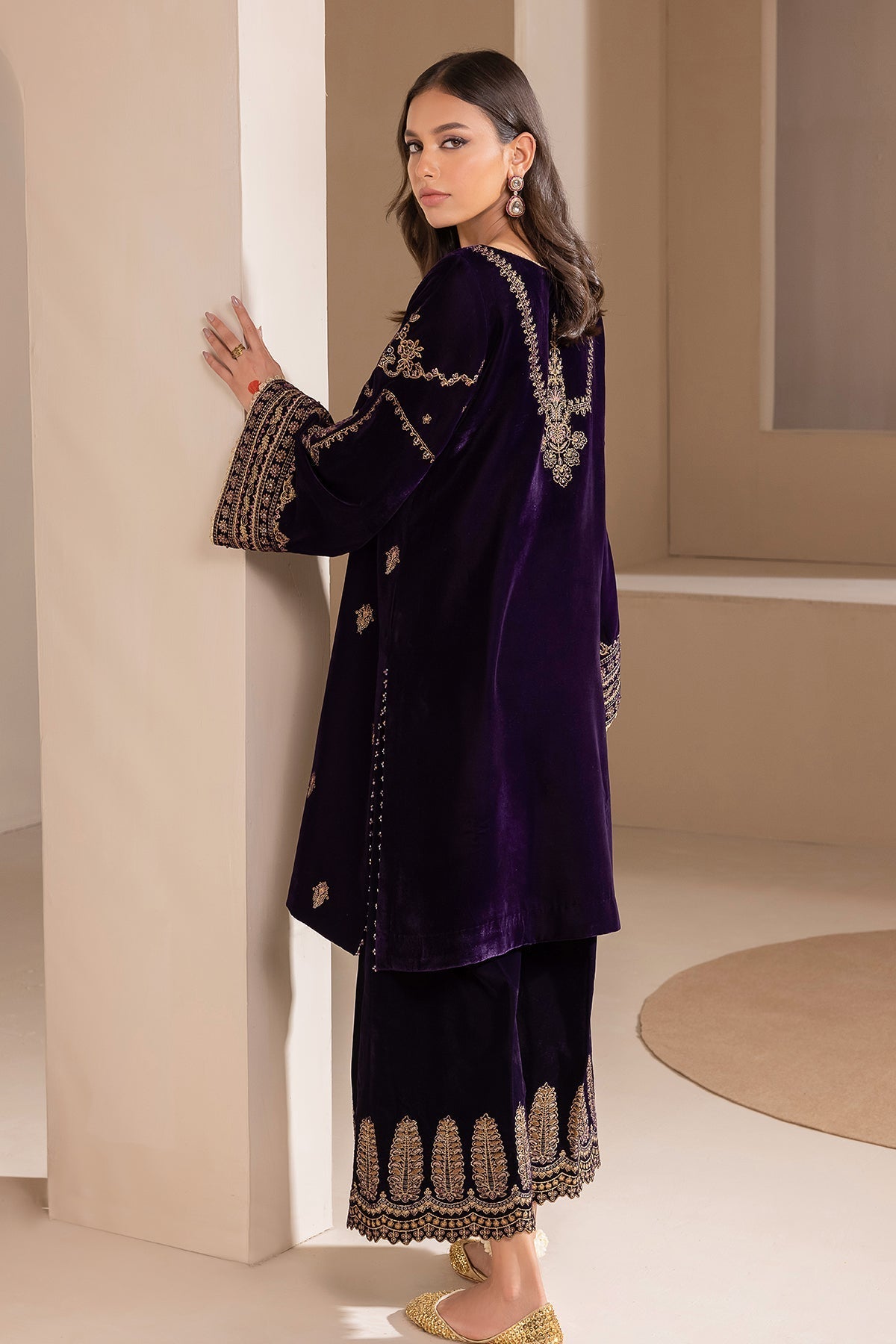 Embroidered Velvet UF-420