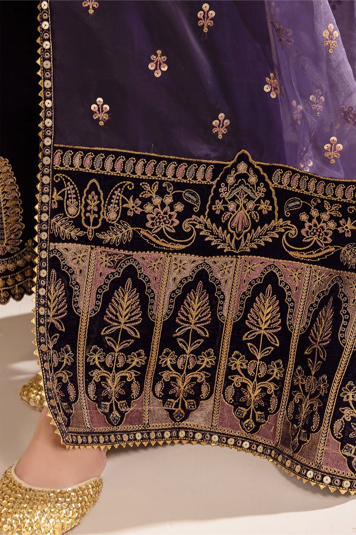 Embroidered Velvet UF-420