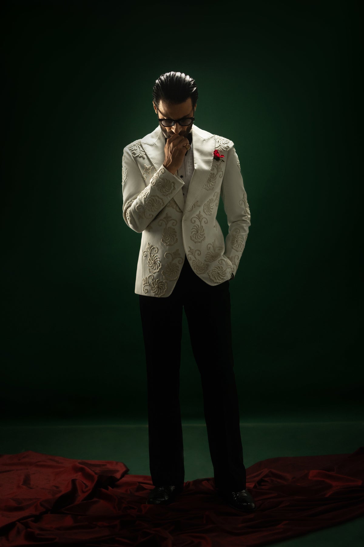 White Armani 3p Tuxedo