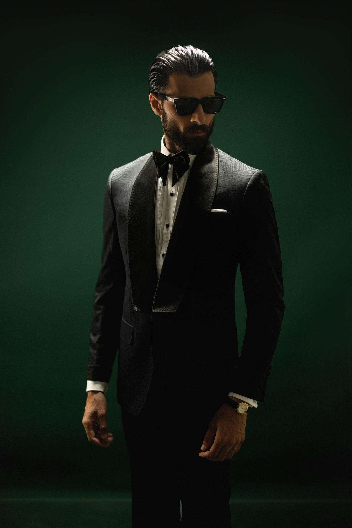 Noir Eclat – Textured Black Tuxedo
