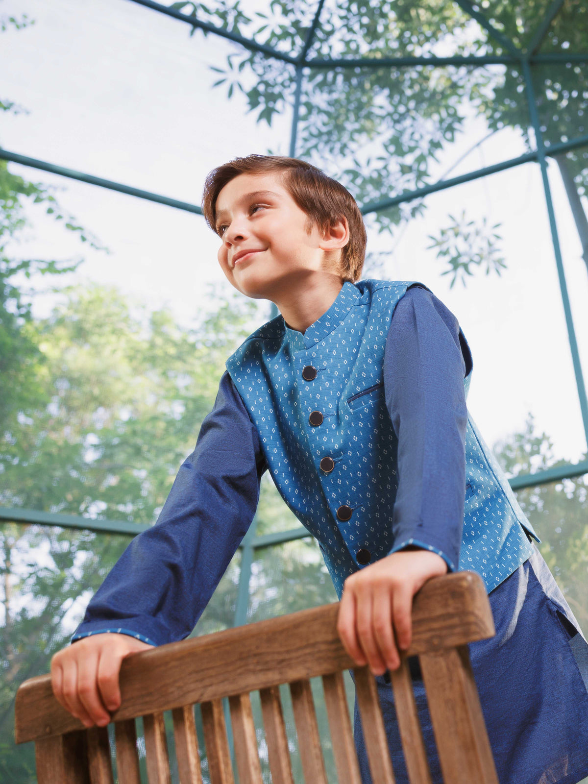 Cotton Waistcoat Suit - Ebtwcs5-25211