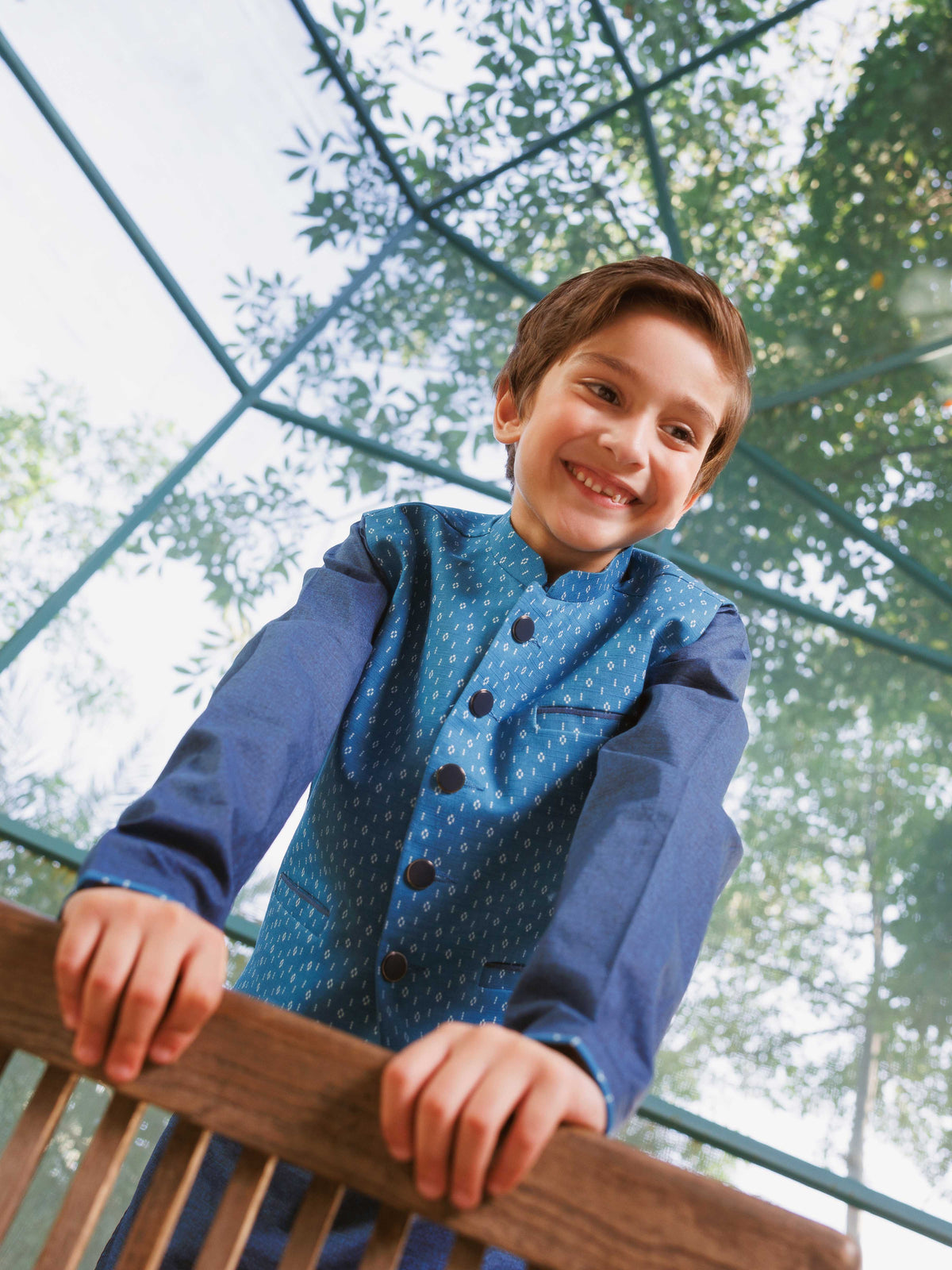 Cotton Waistcoat Suit - Ebtwcs5-25211