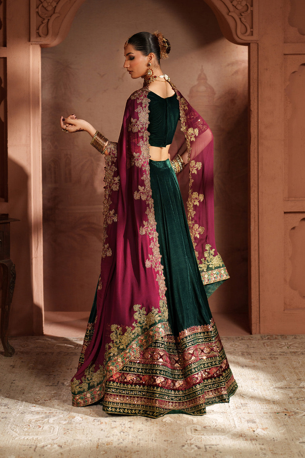 IV-65 Embroidered Velvet