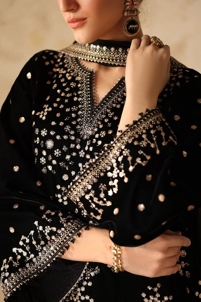 Embroidered Velvet UF-4316