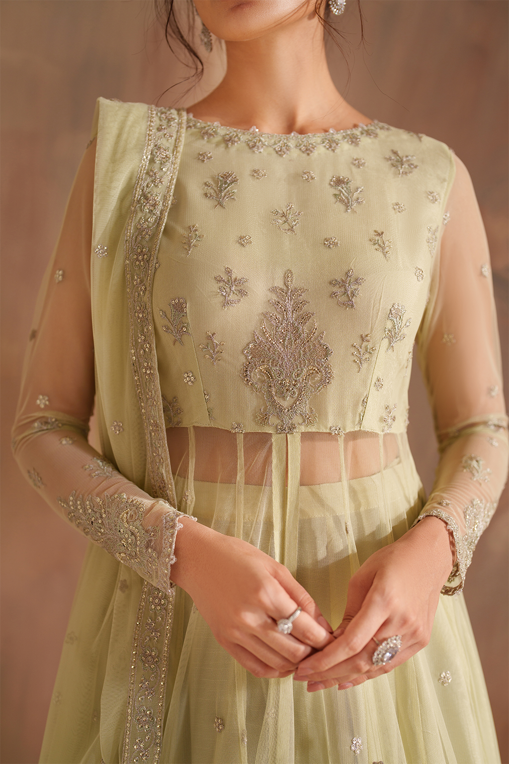CC-73 Embroidered Net