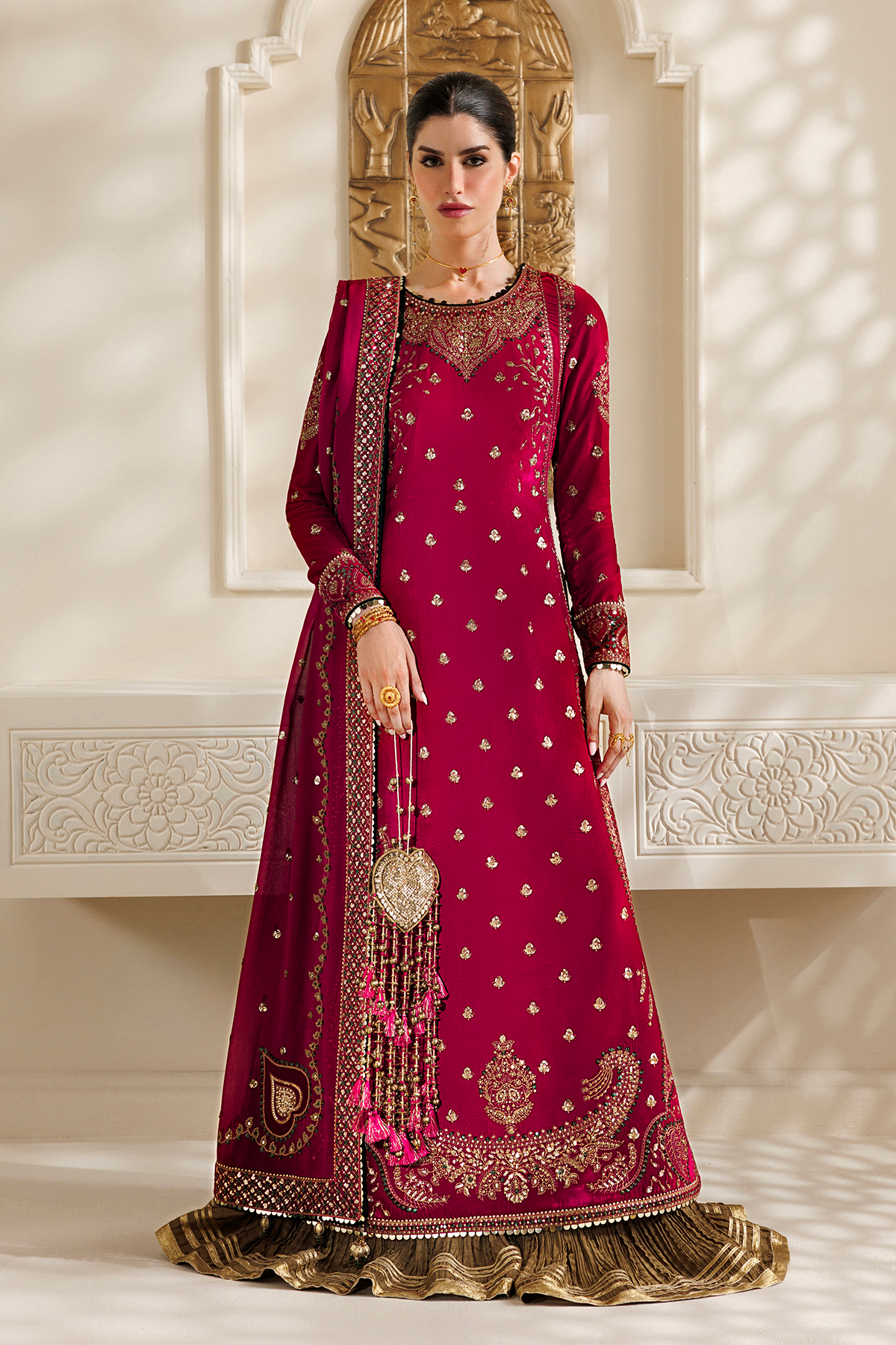 Embroidered Velvet Formal CVF26-D06