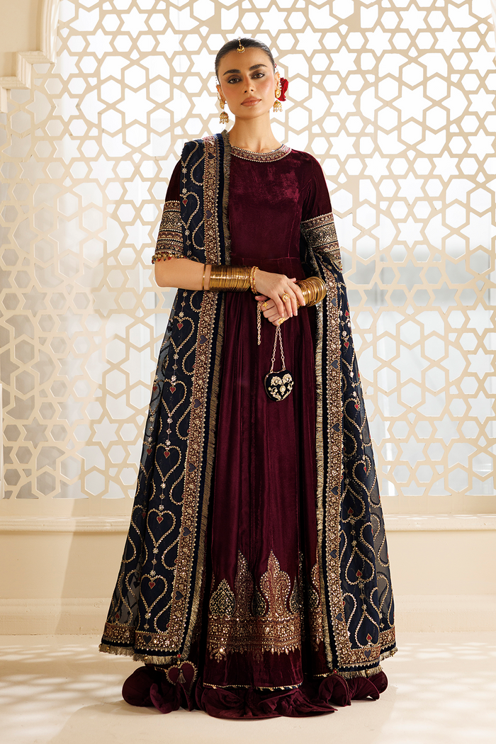 Embroidered Velvet Formal CVF26-D04