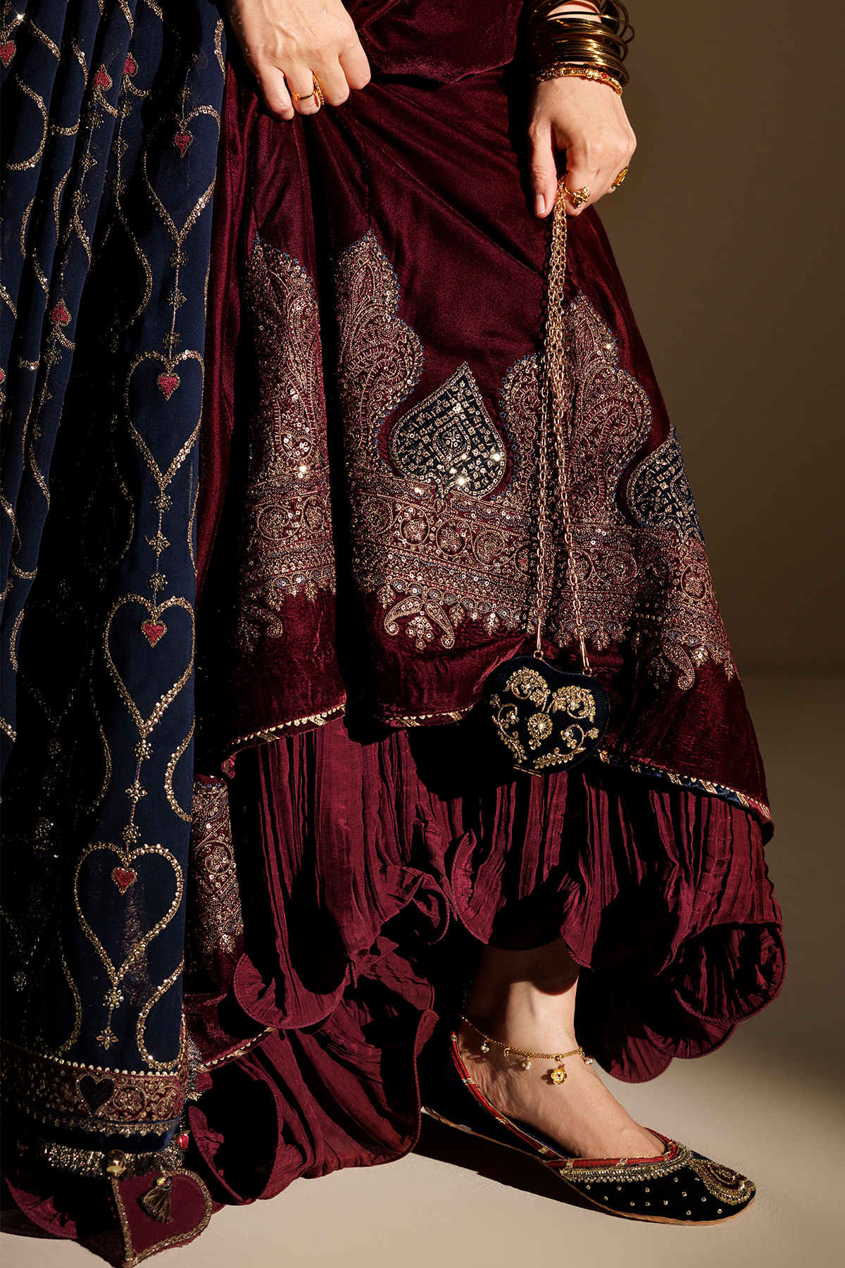 Embroidered Velvet Formal CVF26-D04