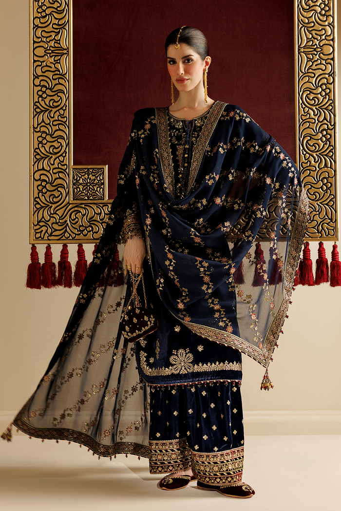 Embroidered Velvet Formal CVF26-D11