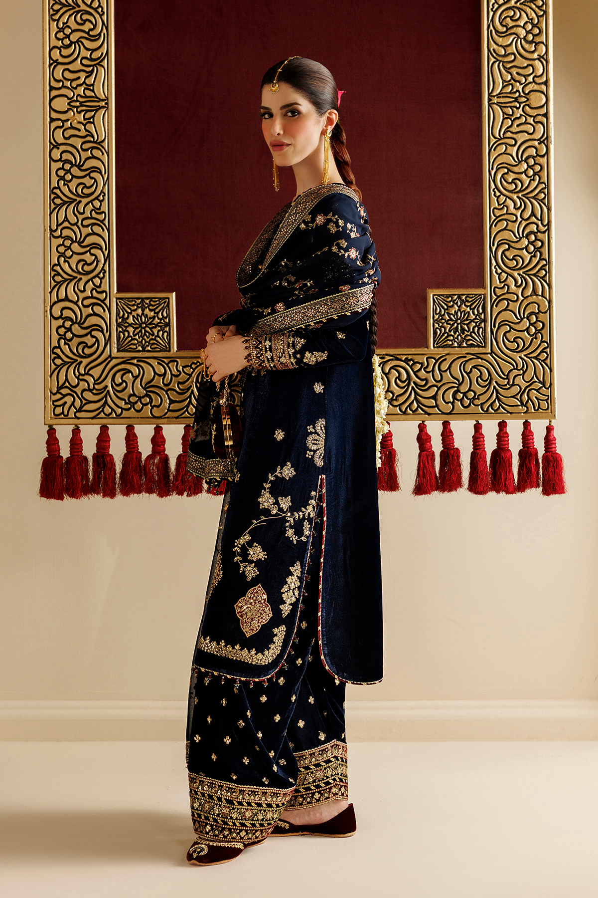 Embroidered Velvet Formal CVF26-D11
