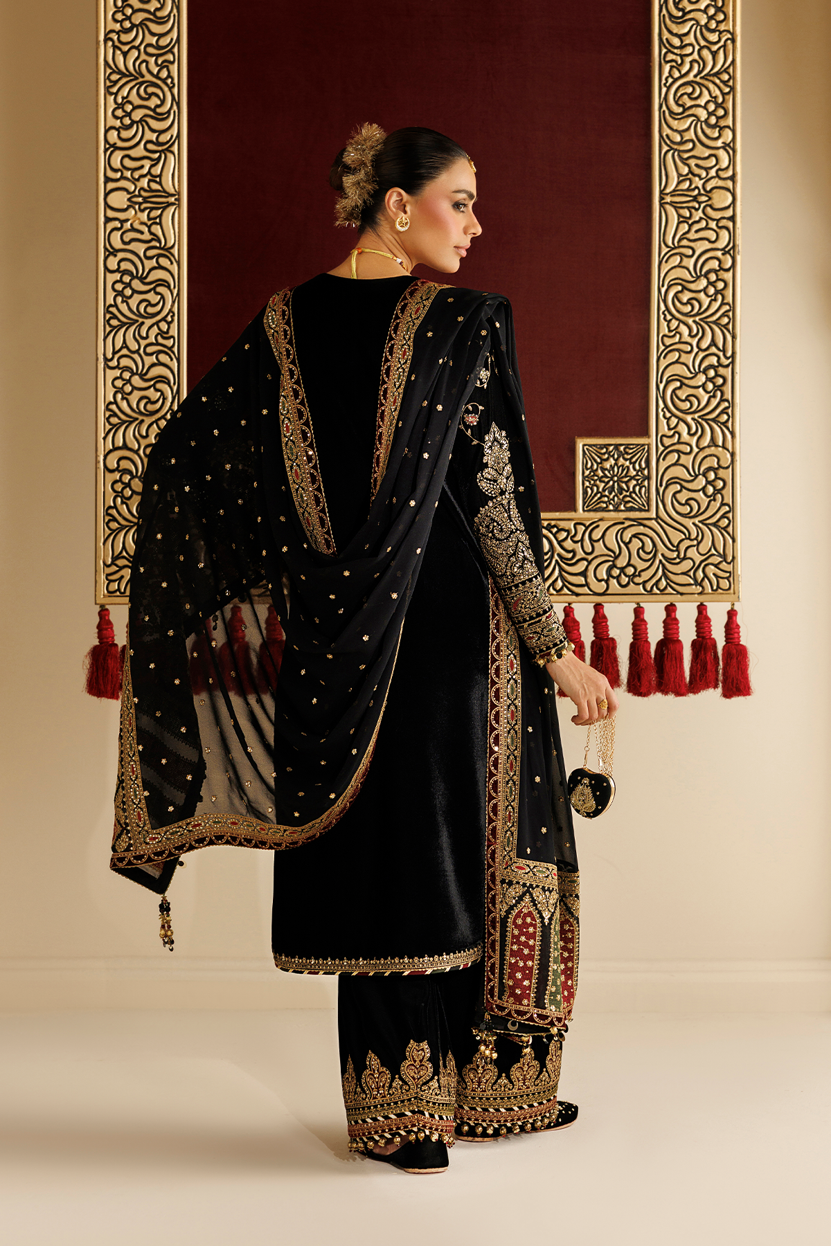 Embroidered Velvet Formal CVF26-D05