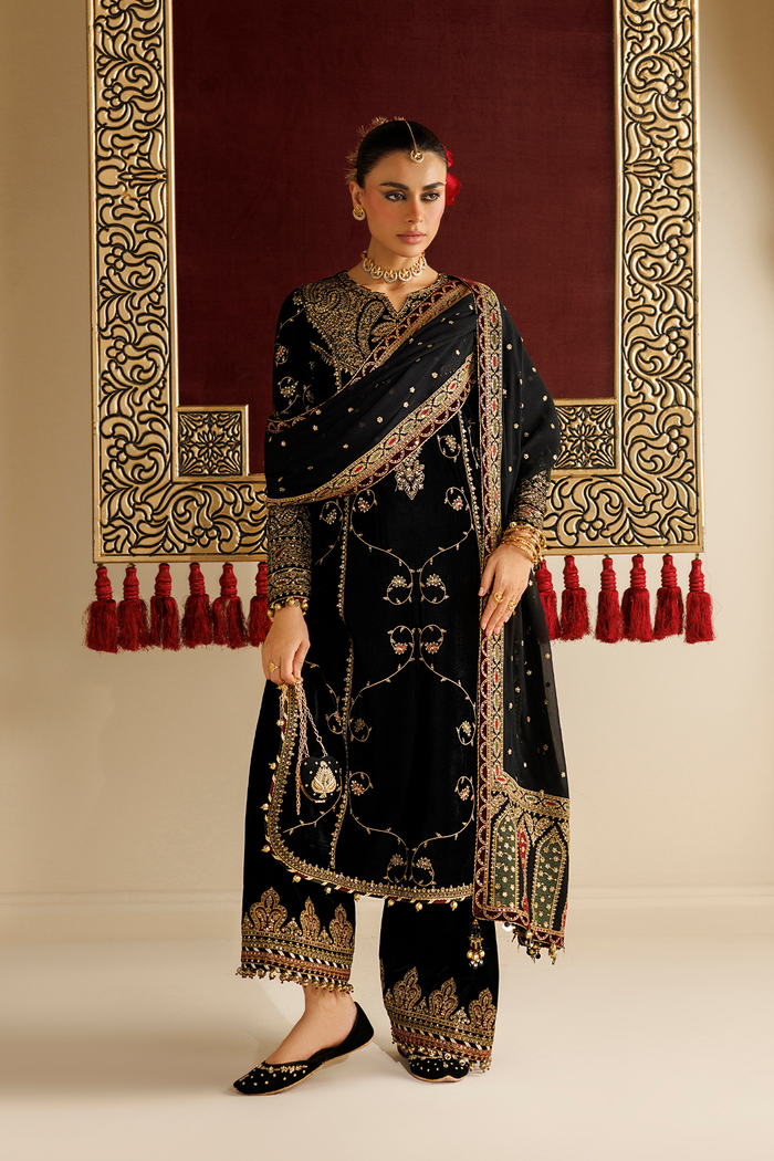 Embroidered Velvet Formal CVF26-D05