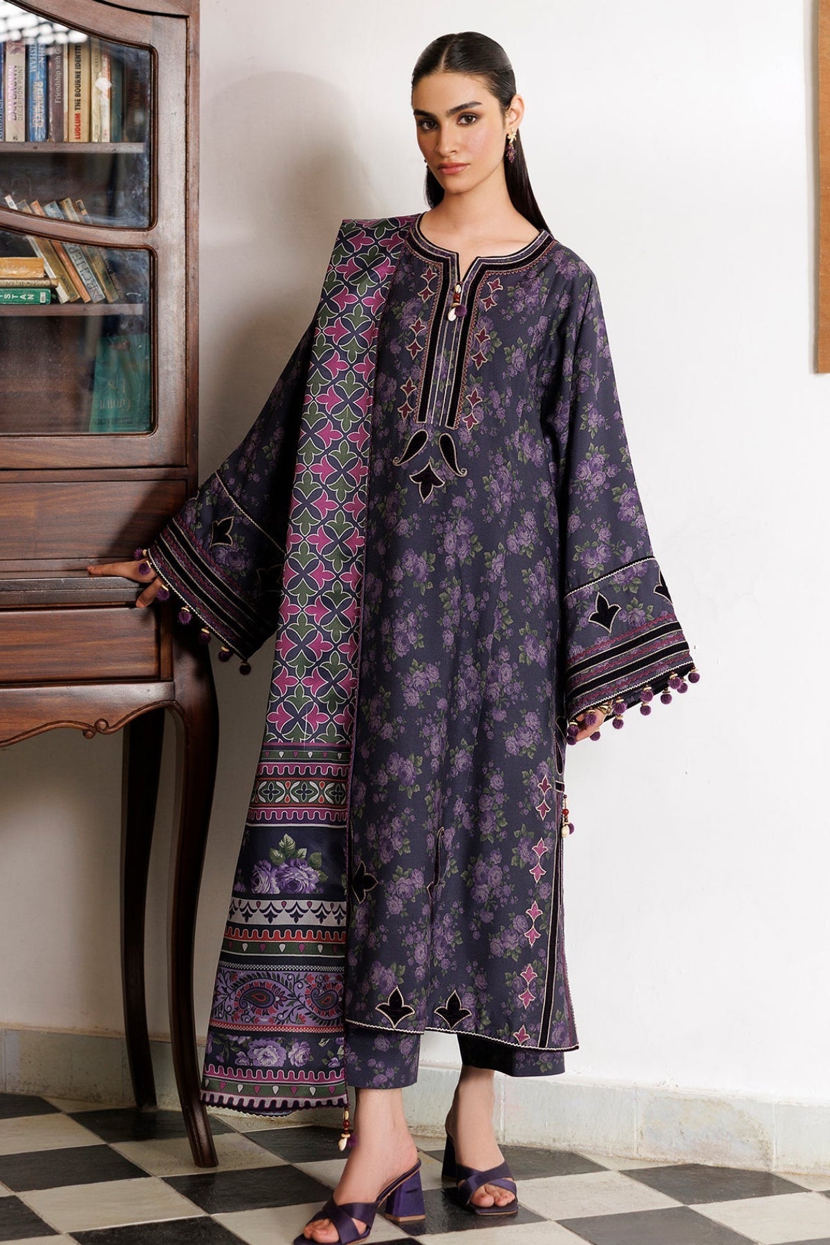 Embroidered Premium Viscose UW-0267 - Jazmin