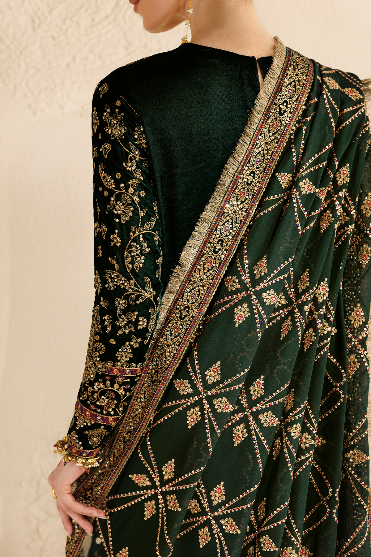 Embroidered Velvet Formal CVF26-D07