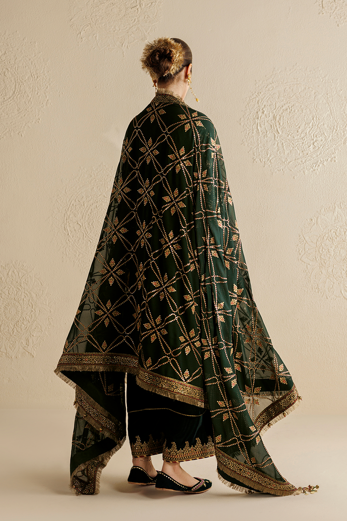 Embroidered Velvet Formal CVF26-D07