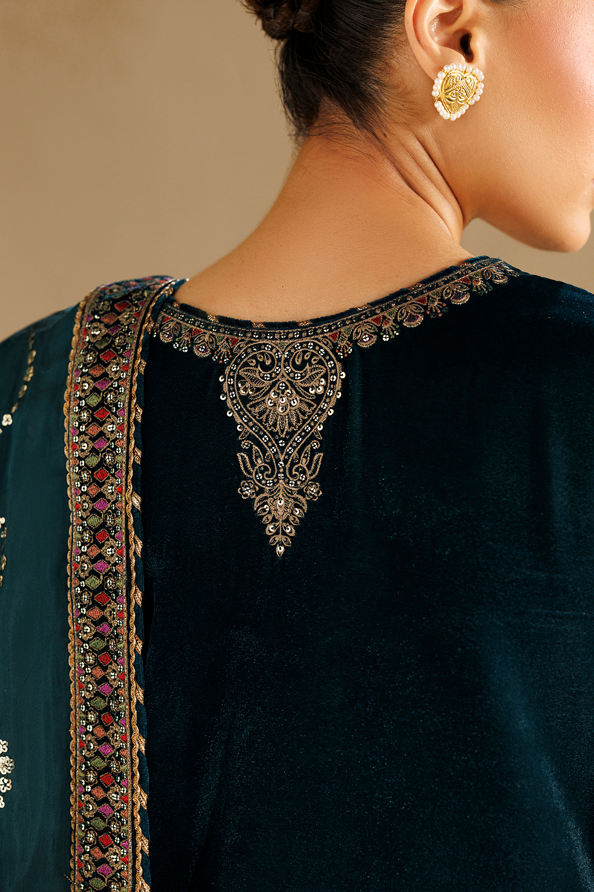 Embroidered Velvet Formal CVF26-D02
