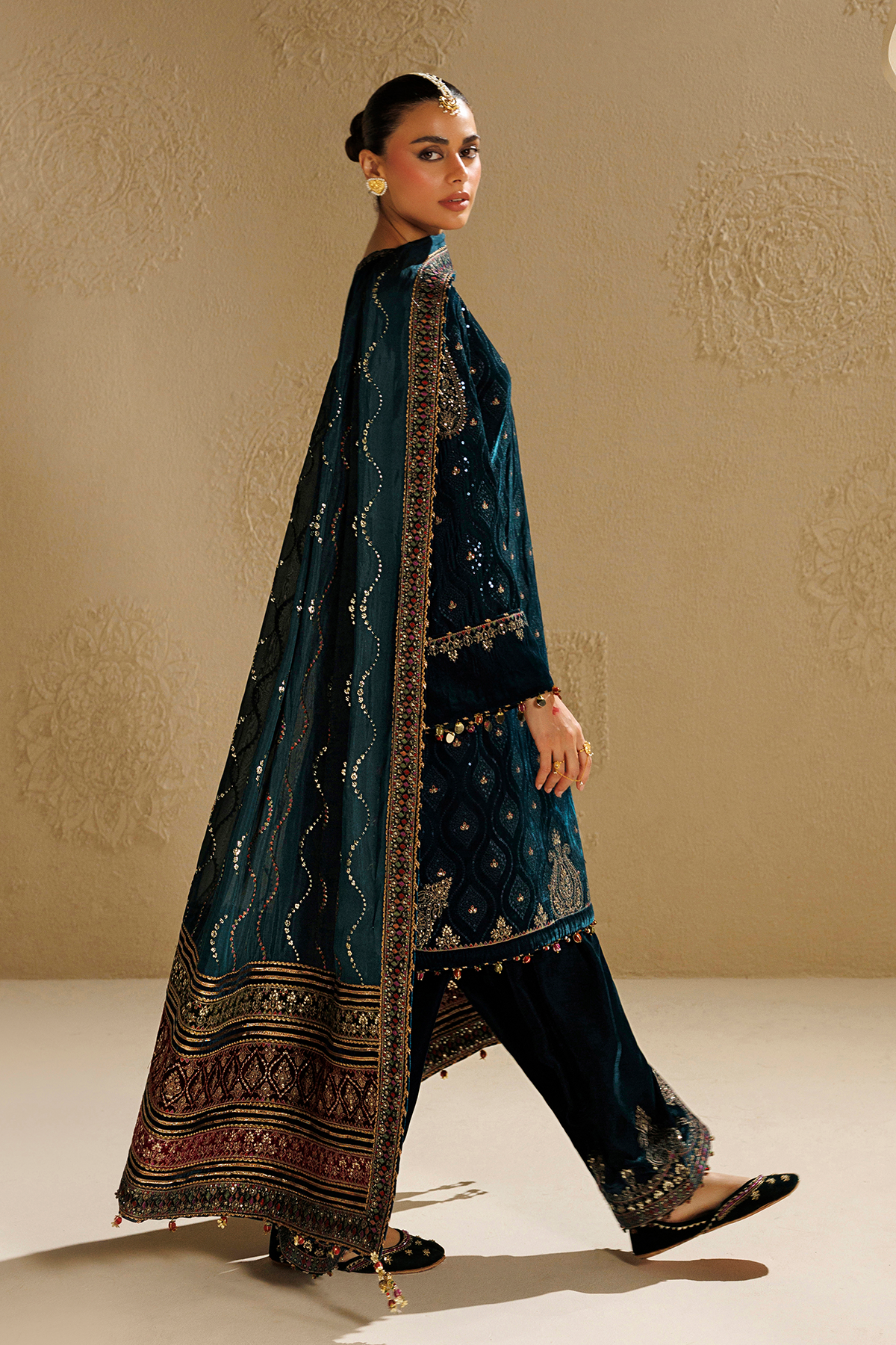 Embroidered Velvet Formal CVF26-D02