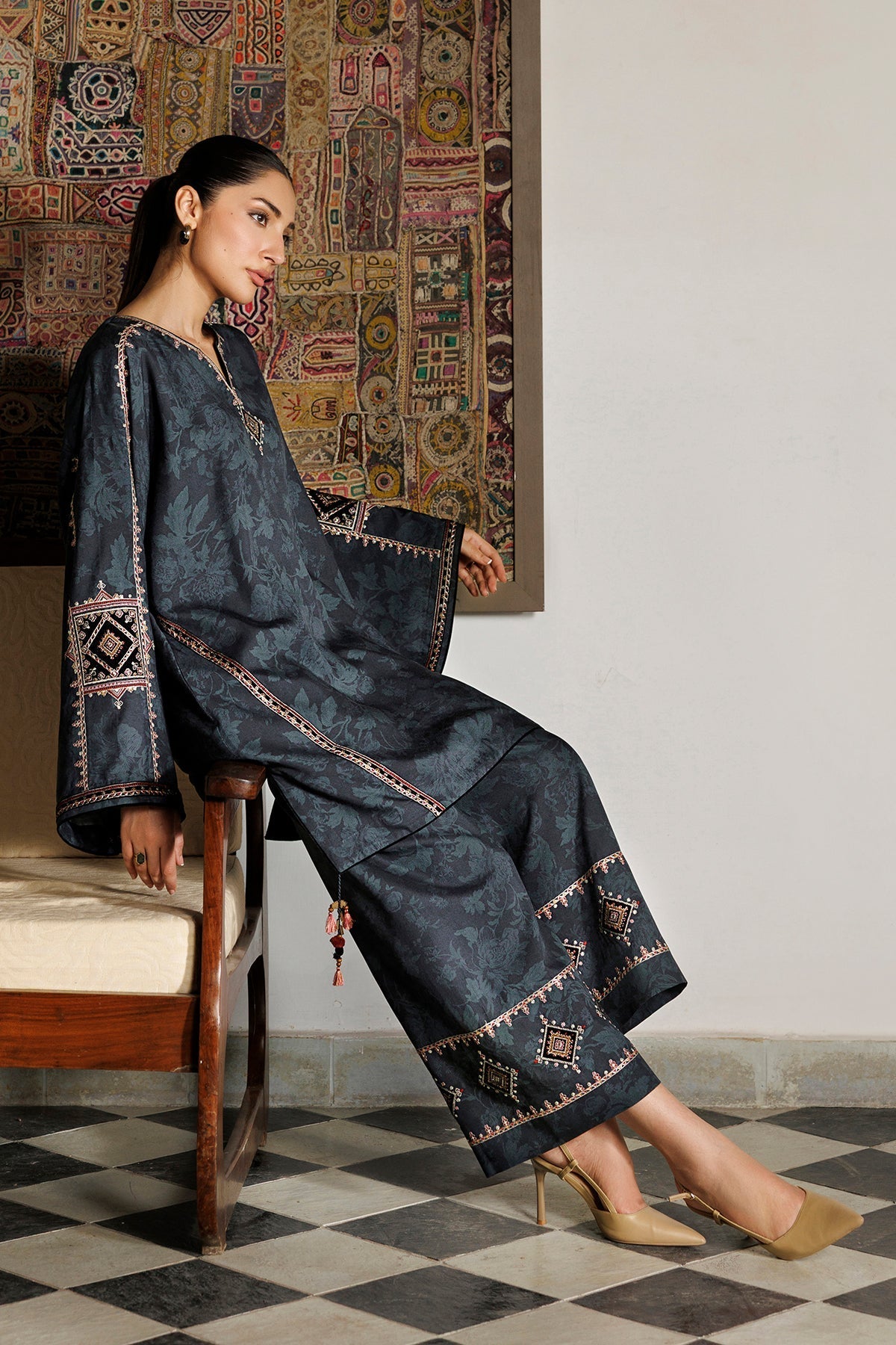 Embroidered Premium Viscose RTW-1332 - Jazmin