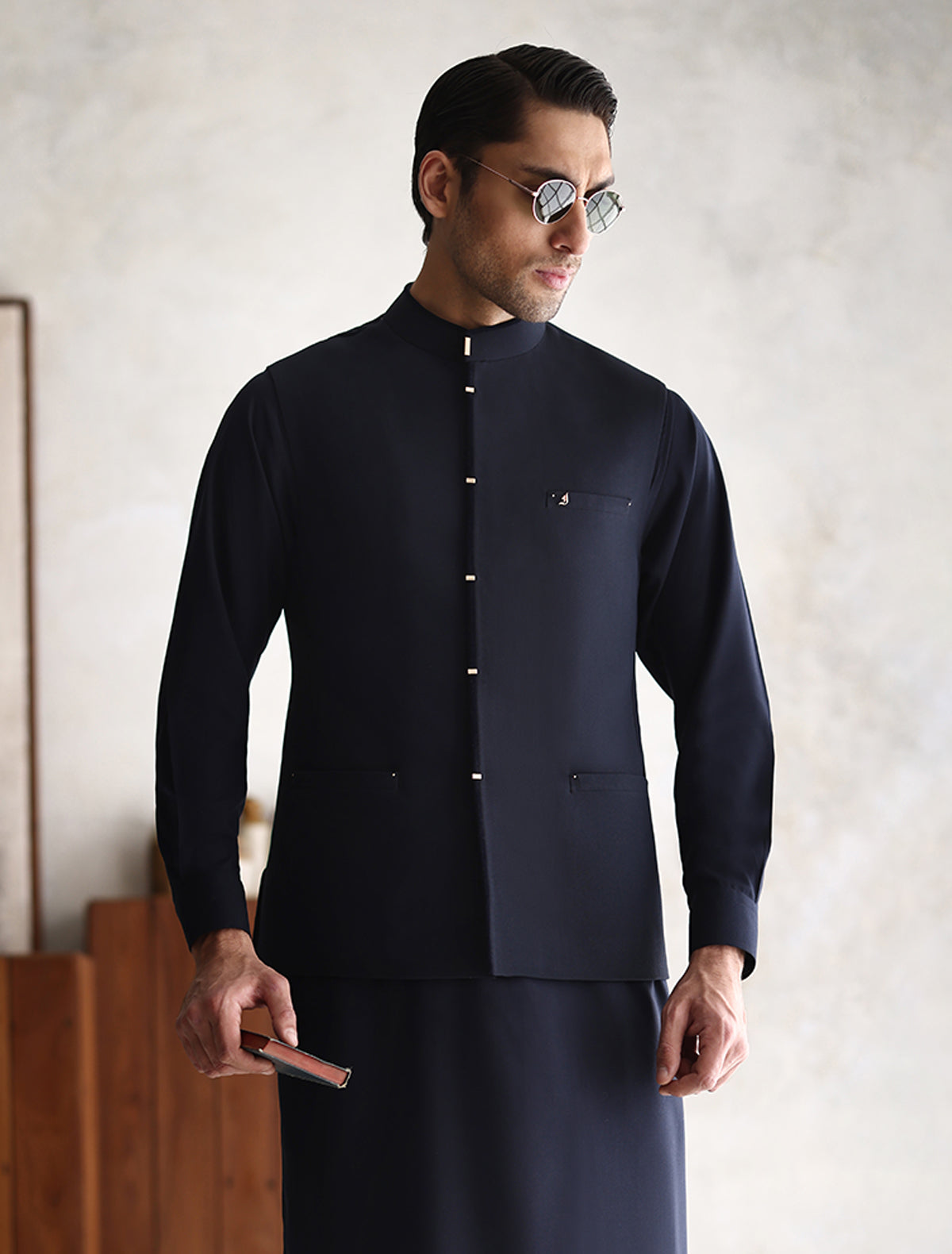 Navy Premium Waistcoat