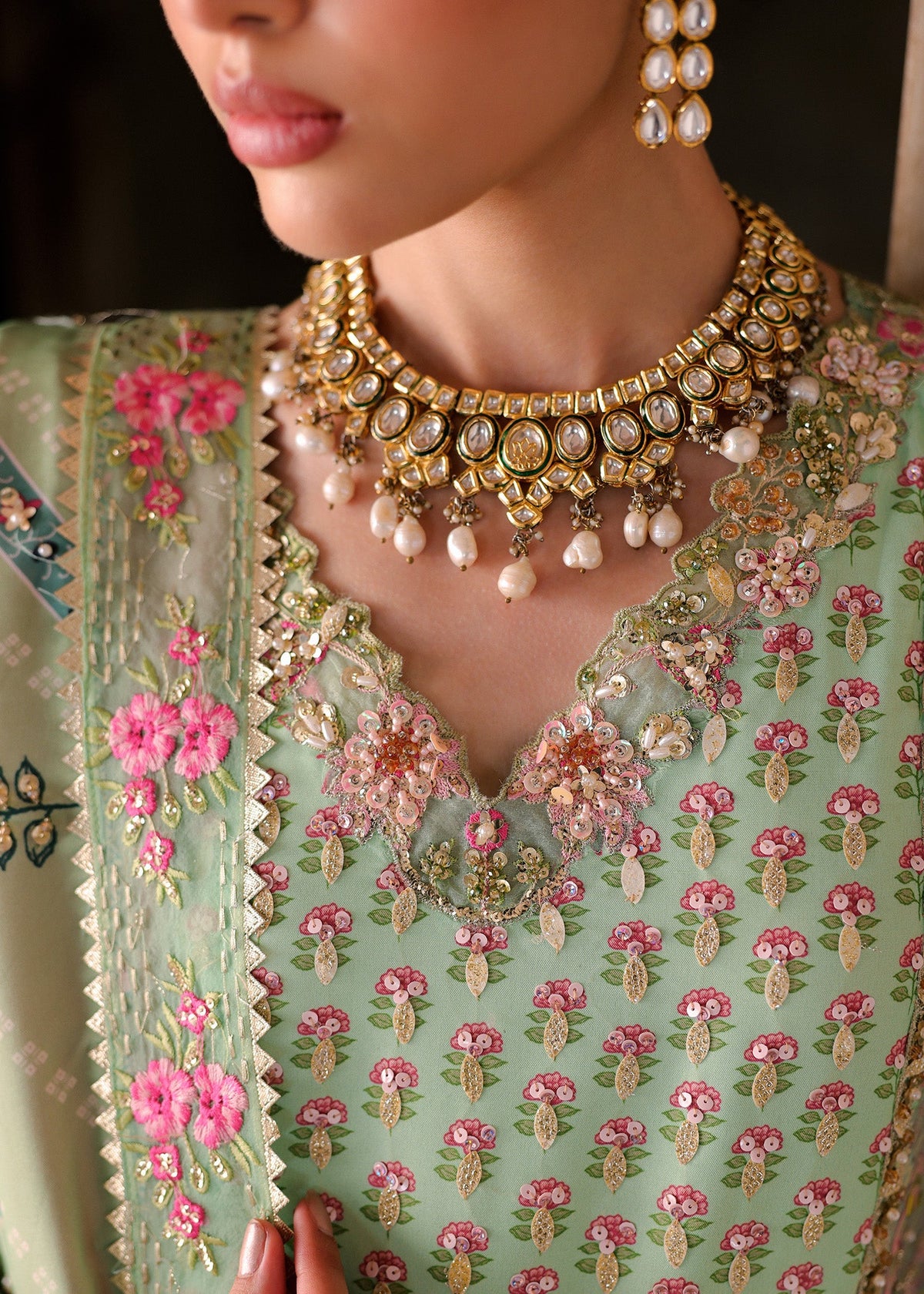 Lotus – Jade Green by Saira Shakira
