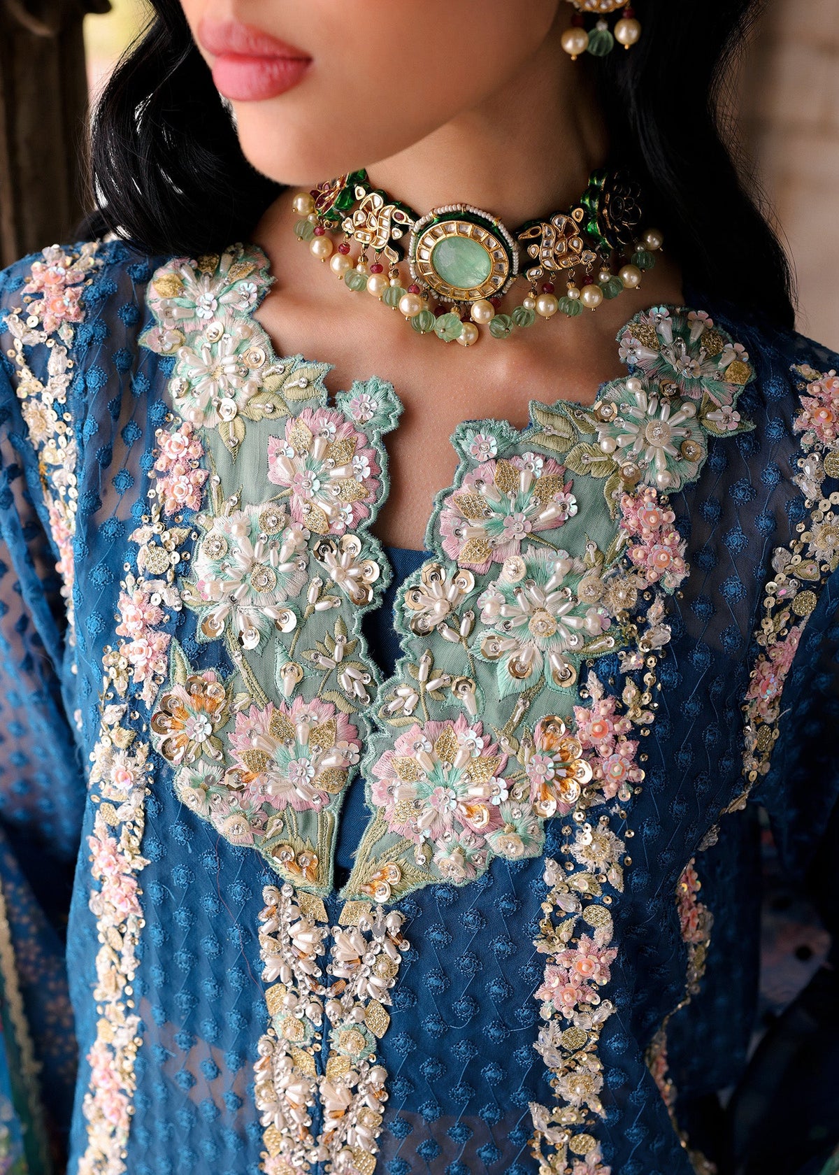 Iris – Navy Blue by Saira Shakira