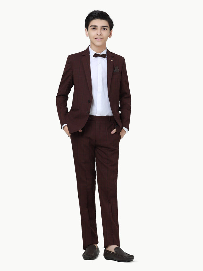 Maroon Formal Suit