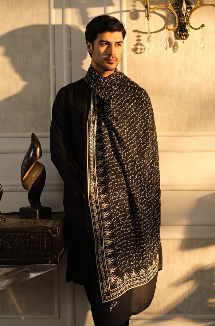 Black Sitaray Odhni