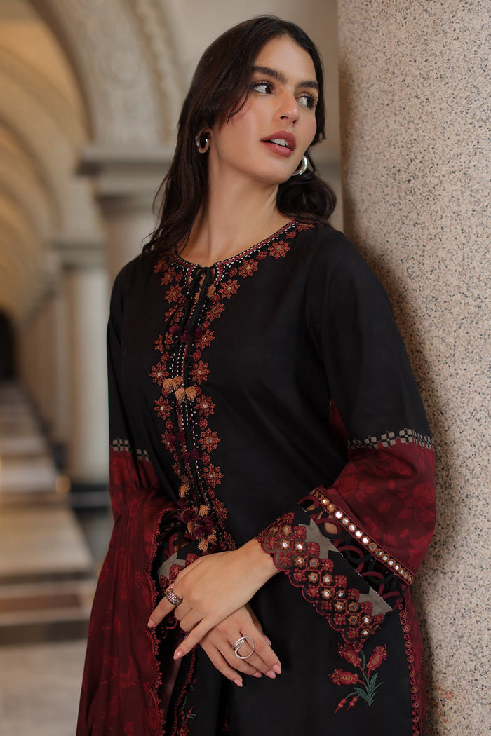 3 Piece Unstitched Linen ANW7-18