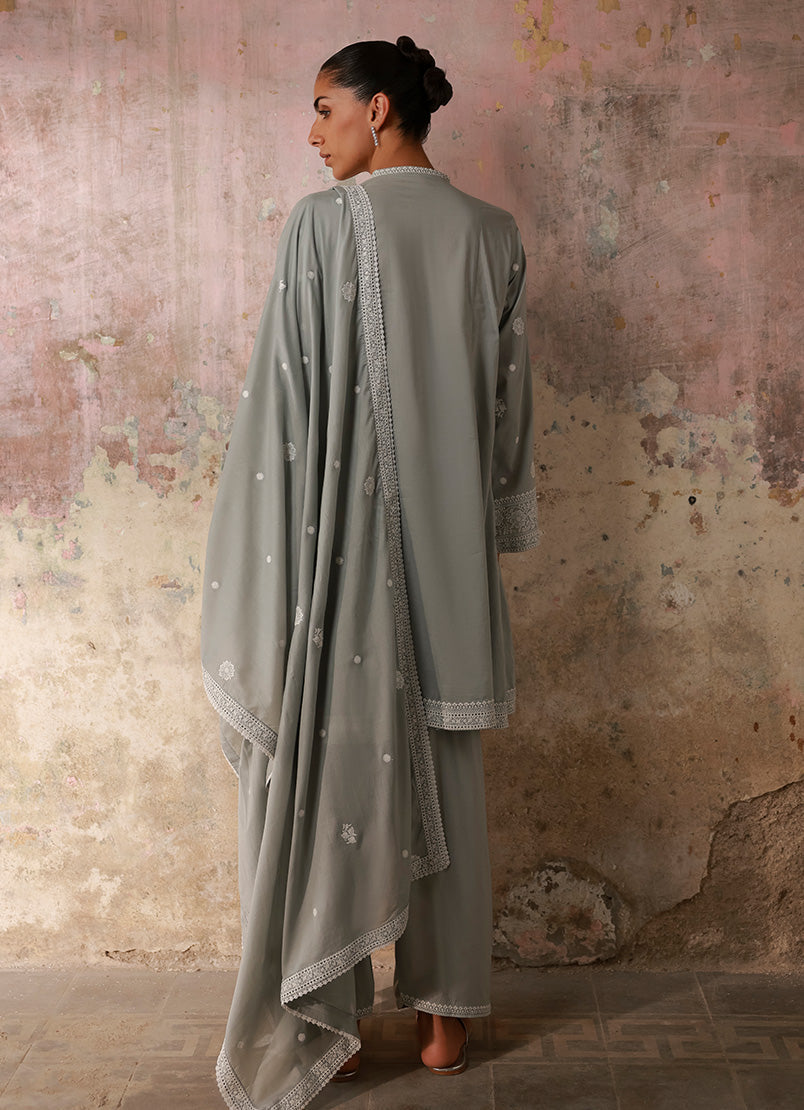 Embroidered 3 Piece Suit 17018