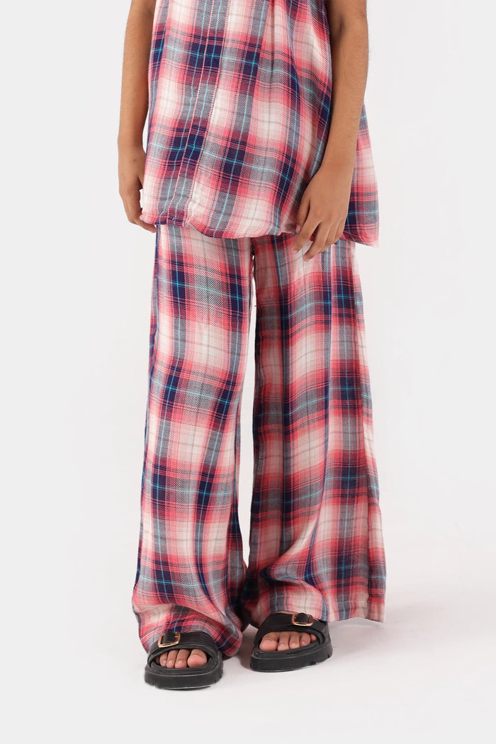 Yarn Dyed Linen Top & Trousers Co-ord Set