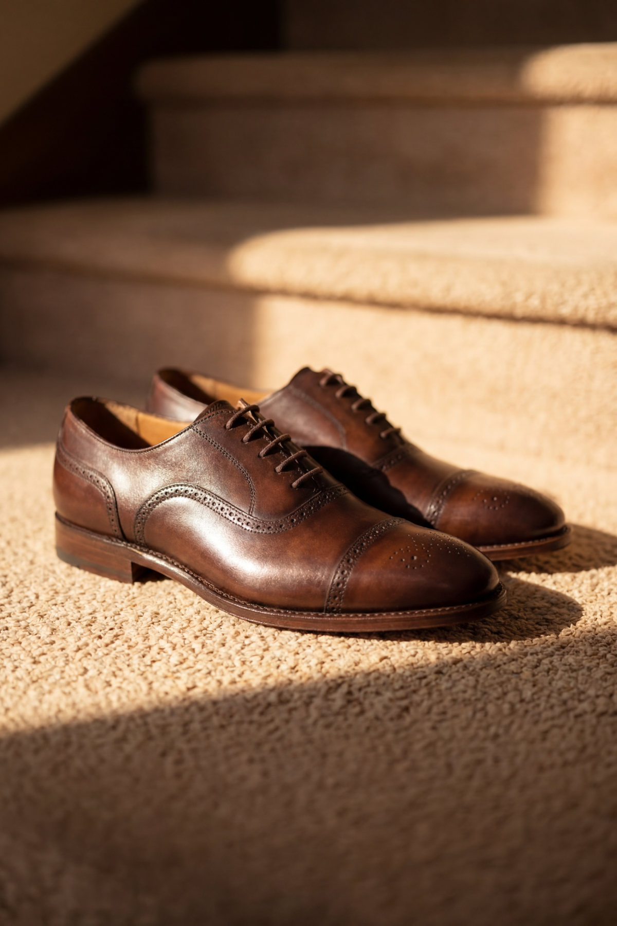 Brown Classic Oxford Shoes