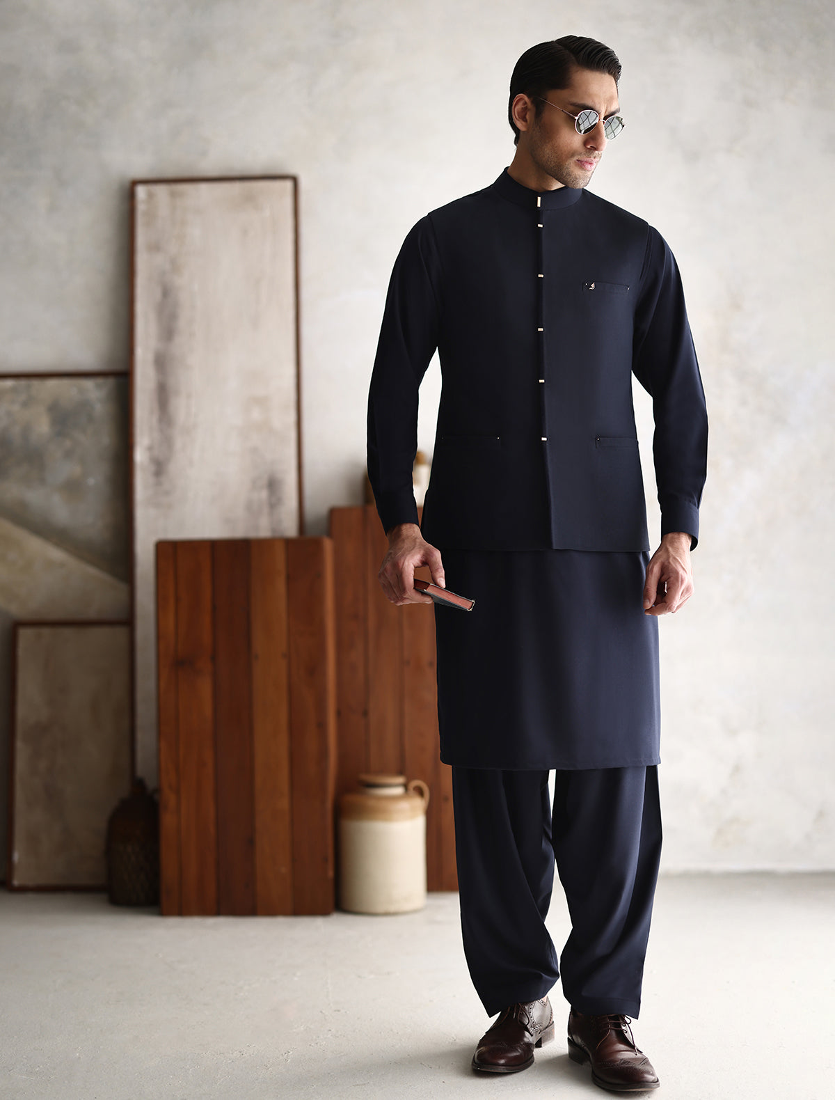 Navy Premium Waistcoat
