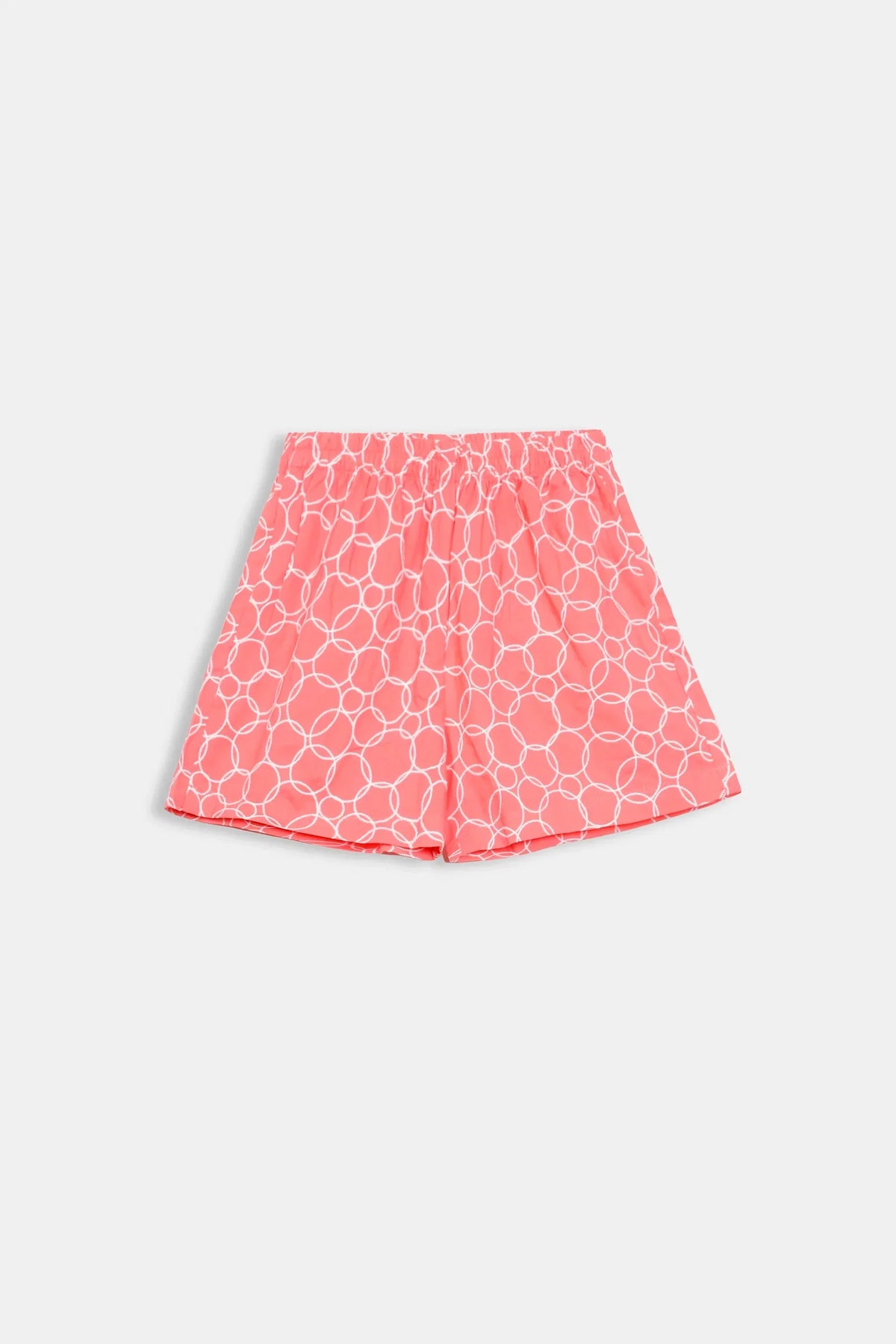 Red Embroidered Top & Shorts Co-ord Set