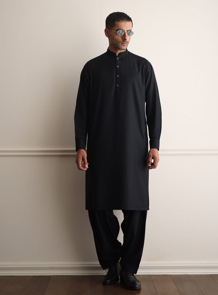 Black Classic Kameez Shalwar