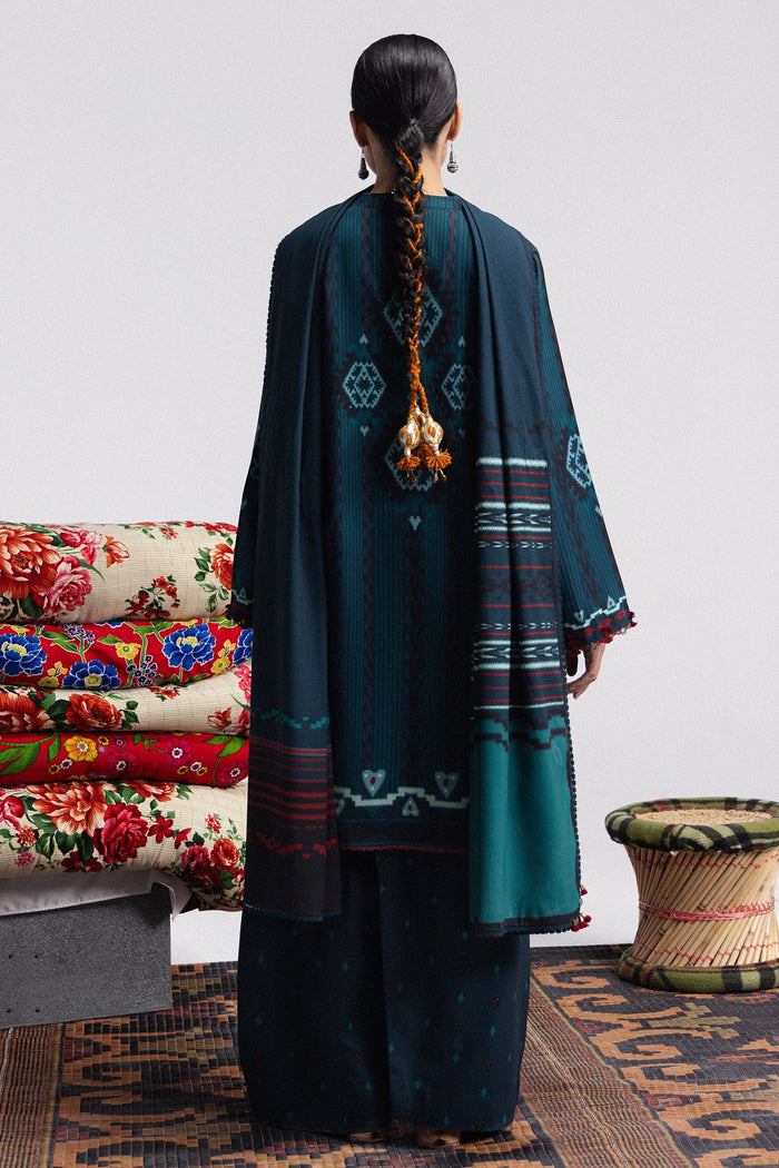 Leela 10B 3 Piece Printed Linen