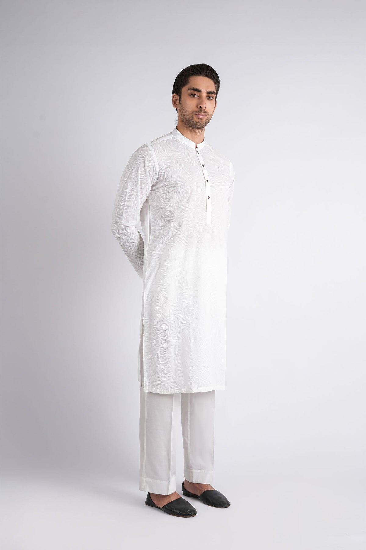 Embroidered-Kurta-White