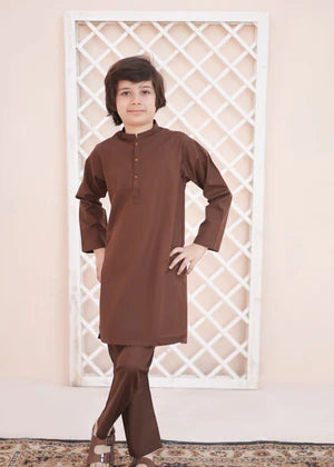 Wood Brown Kurta Trouser KT 22