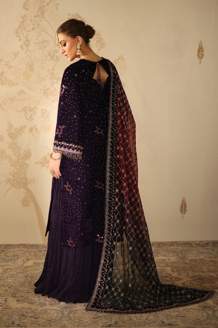 Embroidered Velvet UF-4319