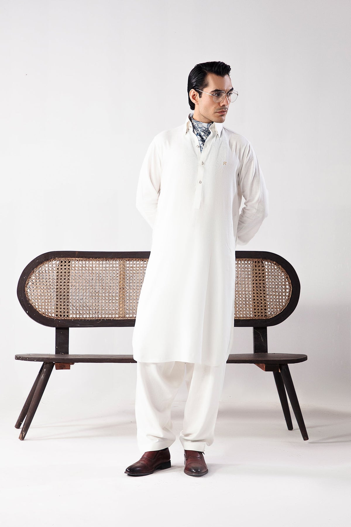 White Linen Shalwar Kameez