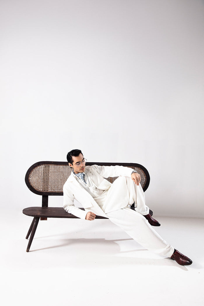 White Linen Shalwar Kameez