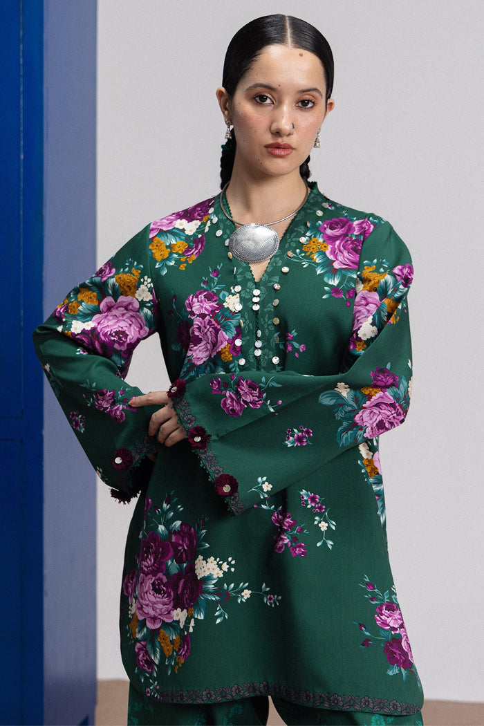 Katya 9B 3 Piece Printed Linen