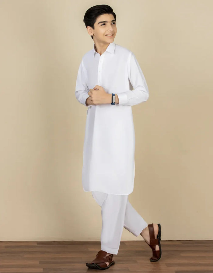 White Plain Kameez Shalwar