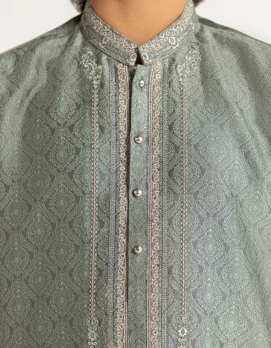 Mint Green Boys Formal Kurta