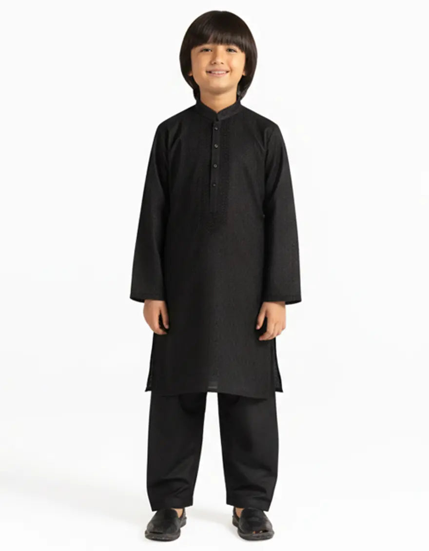 Dark Green Boys Formal Kurta