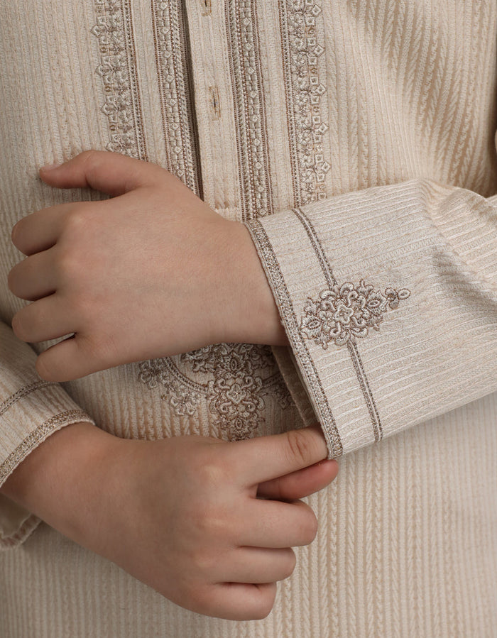 Fawn Boys Formal Kurta