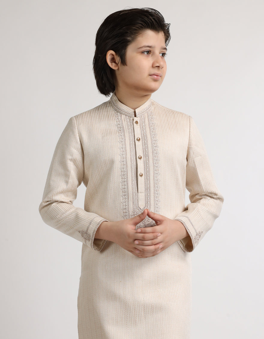 Fawn Boys Formal Kurta