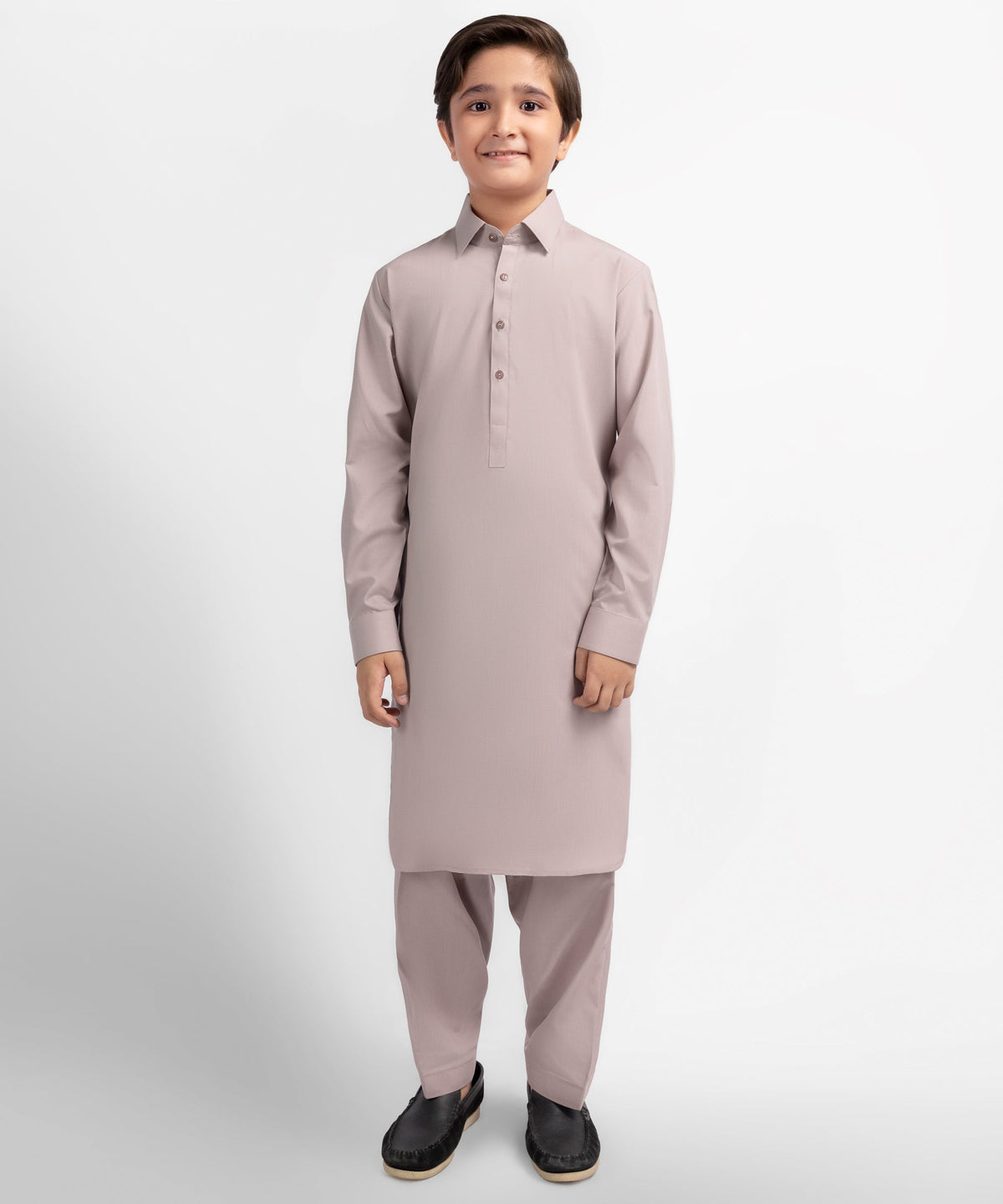 Light Purple Plain Kameez Shalwar