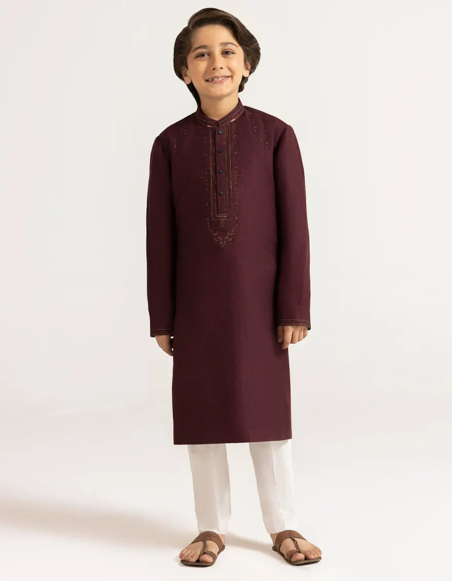 Plum Boys Formal Kurta